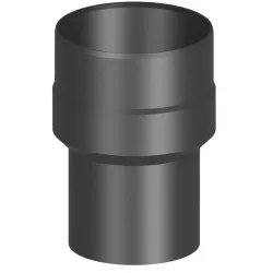 Erweiterung Ofenrohr/ Rauchrohr Ø 120-150mm, lackiert schwarz