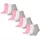 Puma Quartersocken 12er Pack Grau/Pink/Weiß 39-42