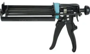 Montagepistole 2K schwarz lack. für Doppelkartuschen 210ml