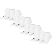 Puma Socken Unisex 12er Pack Stretch-Cushioned Sneaker 12P, weiß 39-42