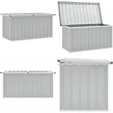 Gartenbox Grau 129x67x65 cm - Gartenbox - Stahlausstattung - Auflagenbox - Gartendeckabdeckung - Gartenorganisation - Home & Living
