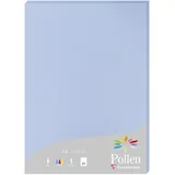 Clairefontaine 244238C - Packung mit 25 Karten Pollen 210g, DIN A4, 21 x 29,7cm, Lavendelblau