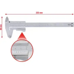 KS Tools Taschen-Messschieber 0-150mm, 235mm