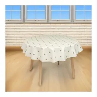 Laro runde 140 cm wachstuchtischdecke wachstischdecke abwashbar PVC tischdecke