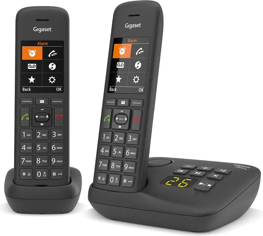 Gigaset C575 A Duo (DE-Version), Telefon, Schwarz