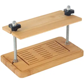 Relaxdays Tofupresse 17,5 x 25,5 x 14 cm Natur