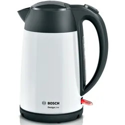 BOSCH Wasserkocher "TWK3P421 DesignLine" weiß Kunststoff Wasserkocher