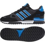 adidas Originals ZX 750 M18260 Unisex - Erwachsene Laufschuhe, Schwarz (Black 1 / Bluebird / Running White Ftw), 43 1/3 - 43 1/3 EU