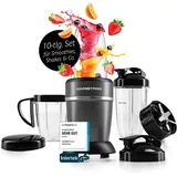Gourmetmaxx Mr Magic Mixer Standmixer Smoothie Maker 18-teilig