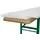 Beautissu Sitzpolster 220 x 25 x 4 cm weiß 2-tlg.