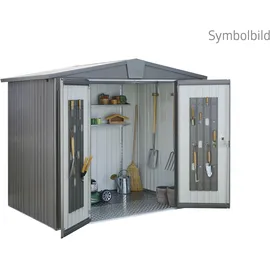 Biohort Europa 3 2,44 x 1,56 m quarzgrau-metallic