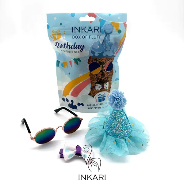 Box of Fluff - BIRTHDAY - Accessory Sets - Blue