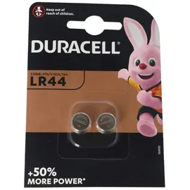Duracell LR44, V13GA, GPA76, 82, LR1154, 357A, 2er Pack