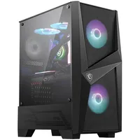 MSI MAG Forge 100R MIDI Tower Gaming Gehäuse, Echtglas Seitenfenster, ARGB