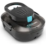 TALOSBO Pleco S1 Poolroboter Akku, Leichter Poolsauger mit Dual-Antriebsmotoren, 80 Min Reinigungszeit, 2,5 Stunden Ladezeit, Auto Parken Poolreiniger für Flache Böden Pools