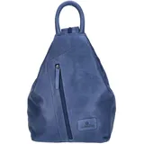 The Skandinavian Brand Damen Leder Rucksack Schwarz