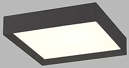 LED2 1272253 Milo LED-Deckenleuchte 1x30W | 2010lm | 3000K/4000K - schwarz