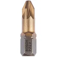 Bosch Accessories 2607001593 Kreuzschlitz-Bit PZ 2 C 6.3 3St.