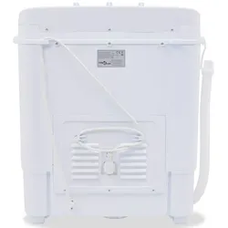 vidaXL Mini-Waschmaschine mit Schleuder und 2 Kammern 5,6 kg