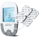 prorelax TENS/EMS Super Duo PLUS | Elektrostimulationsgerät zur natürlichen Therapie gegen Schmerzen und zum Muskelaufbau | 2 Therapien mit einem Gerät | Mit besonders umfangreichem Zubehörset