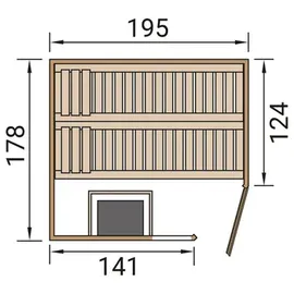 Weka Turku 1 inkl. 9 kW Ofen + int. Steuerung