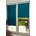 Thermo Klemmfix-Rollo 65 blau/petrol