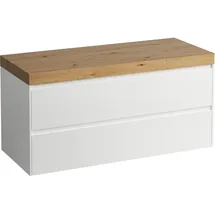 Laufen LANI Waschtischplatte wildeiche inklusive Unterschrank, ohne Ausschnitt, 1185x495x580mm, H4065701122611,