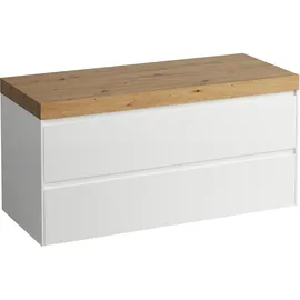 Laufen LANI Waschtischplatte wildeiche inklusive Unterschrank, ohne Ausschnitt, 1185x495x580mm, H4065701122611,