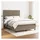 vidaXL Boxspringbett 180 x 200 cm Taupe
