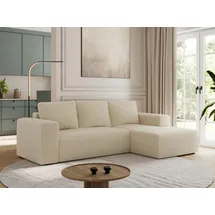 MKS ECKSOFA TRENTINO L Beige Boucle - Rechts
