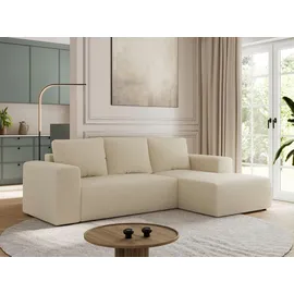 MKS ECKSOFA TRENTINO L Beige Boucle - Rechts