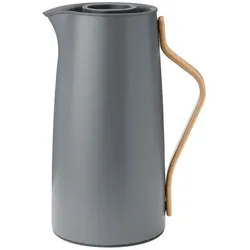 Stelton Isolierkanne Emma 1200 ml Edelstahl Transparent Matt 1,2 l