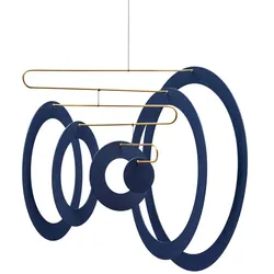 Flensted Mobiles - SuperSonic Mobile, blau