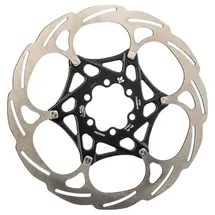 Formula 2-pieces 6b Bremsscheibe - Silver / Black - 160 mm