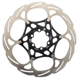 Formula 2-pieces 6b Bremsscheibe - Silver / Black - 160 mm