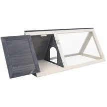 vidaXL Kleintierkäfig 70 x 40 x 50 cm grau