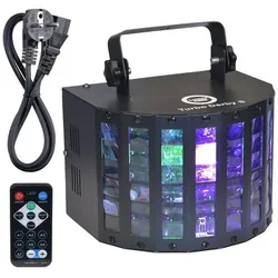 LIGHT4ME TurboDerbyS - DMX-Lichteffekt mit IR-Fernbedienung