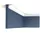 Orac Decor Cx133 Axxent Stuck Zierprofil Deckenleiste Eckleiste Dekorleiste 2 m 200 cm x 2 cm x 2 cm Weiß