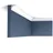 Orac DECOR CX 133 AXXENT Stuck Zierprofil Deckenleiste Eckleiste Dekorleiste 2 m 200 cm x 2 cm x 2 cm Weiß