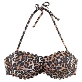 LASCANA Bandeau-Bikini-Top Lexa Braun 36