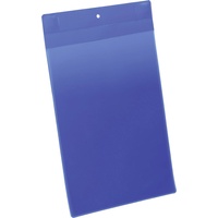 Durable 174707 Etikettenhalter 10 Stück, blau, 22,3 x 36,8 cm