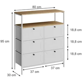 Vicco Belaro 80 x 95 cm Weiß
