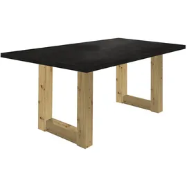 58 aufm Kessel Eila 180 x 75 x 90 cm Asteiche/schwarz