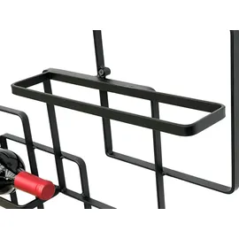DanDiBo Ambiente Weinregal Wand Metall 4 Flaschen Schwarz