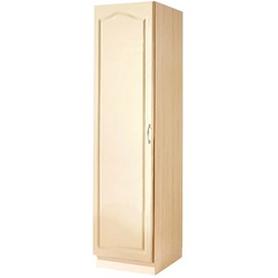 Seitenschrank WIHO KÜCHEN „Linz“ Schränke Gr. B/H/T: 50 cm x 200 cm x 60 cm, 1 St., front: magnolia, korpus: sonoma eiche Seitenschrank 50 cm breit