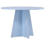 VCM Bootcut Esstisch Ø110cm blau.