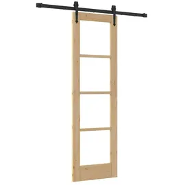 vidaXL ORKDAL rechts 61 x 198,5 cm schwarz