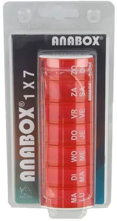 Anabox Wochen-Pillendose Rosa 1 Stück