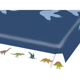 Amscan Tischdecke Fröhlicher Dinosaurier 115 x 175 cm Mehrfarbig