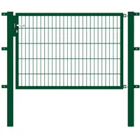 GAH Alberts ALBERTS Einzeltor Flexo fvz.grün Kst.b.RAL 6005, lichte BxH1500x1000, PF80x80/1700mm